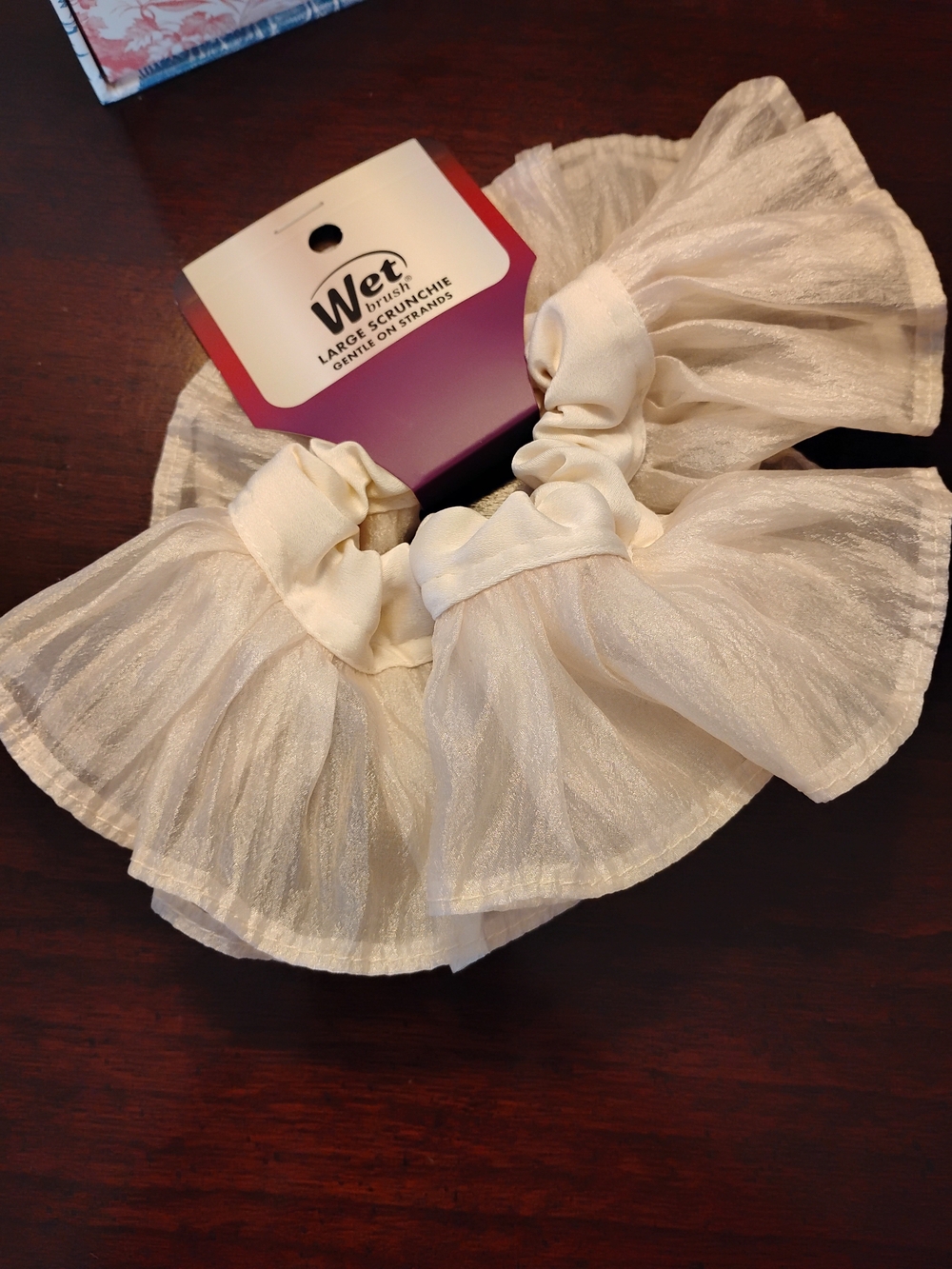 Wet Brush Large Satin Scrunchie - Iridescent Icon Collection